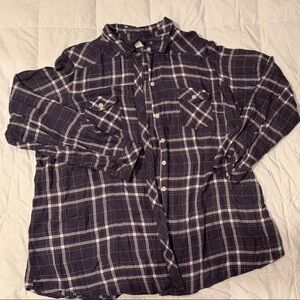Torrid Plaid Button-Up Shirt